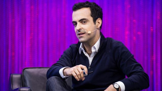 Hugo Barra durante una conferencia.