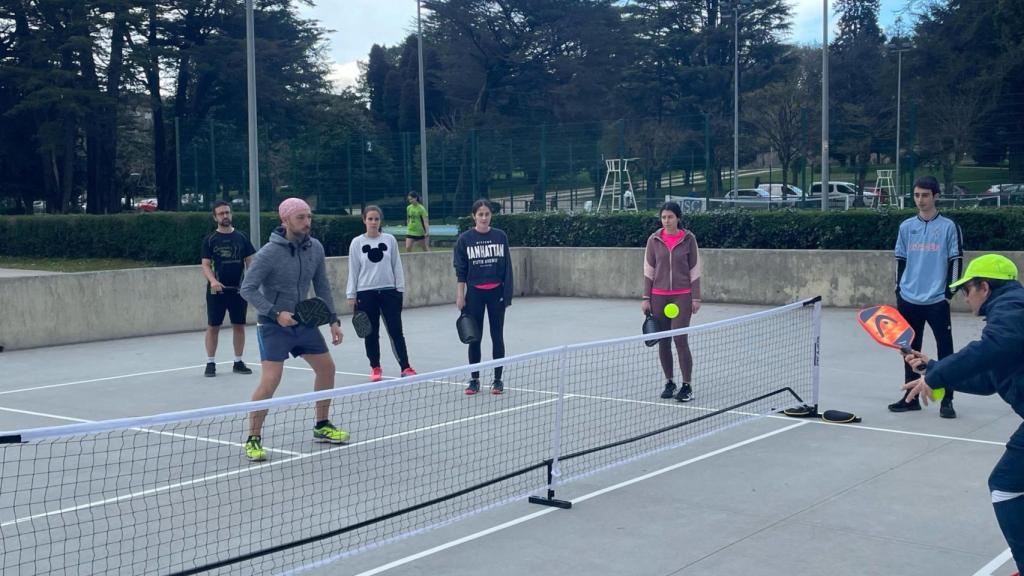 Jornada de iniciación al 'pickleball' organizada por la USC.
