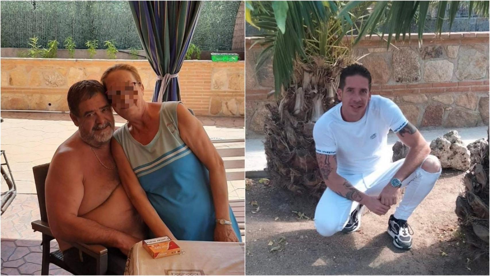 Enrique Parra (izquierda) le disparó a su hijo Daniel (derecha)