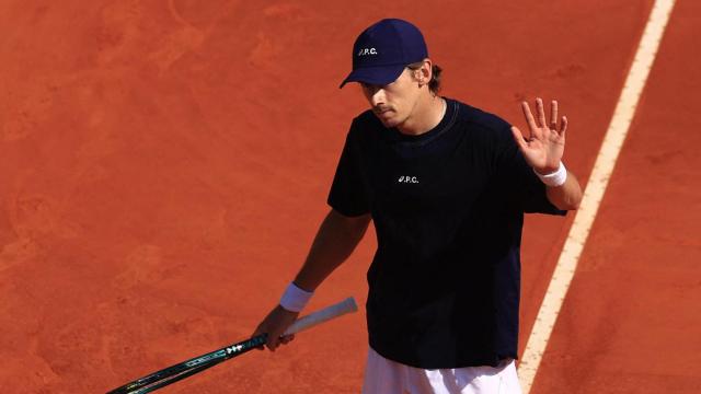 Alex de Miñaur, durante el Masters 1.000 de Montecarlo 2025