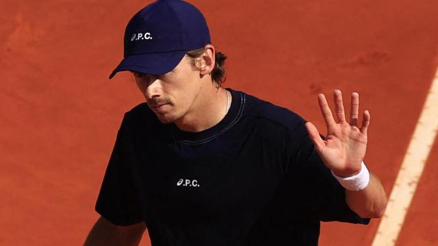 Alex de Miñaur, durante el Masters 1.000 de Montecarlo 2025