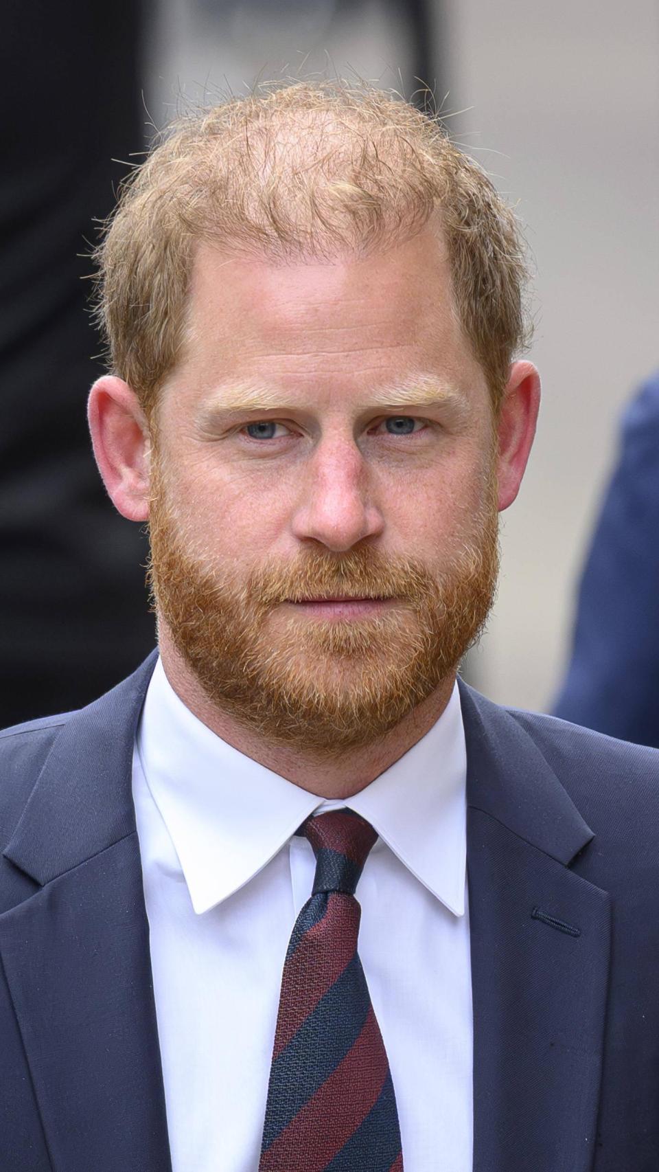 El príncipe Harry, a su llegada al Tribunal de Apelaciones de Londres, el pasado 9 de abril.