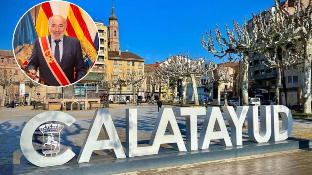 Calatayud y su alcalde José Manuel Aranda.