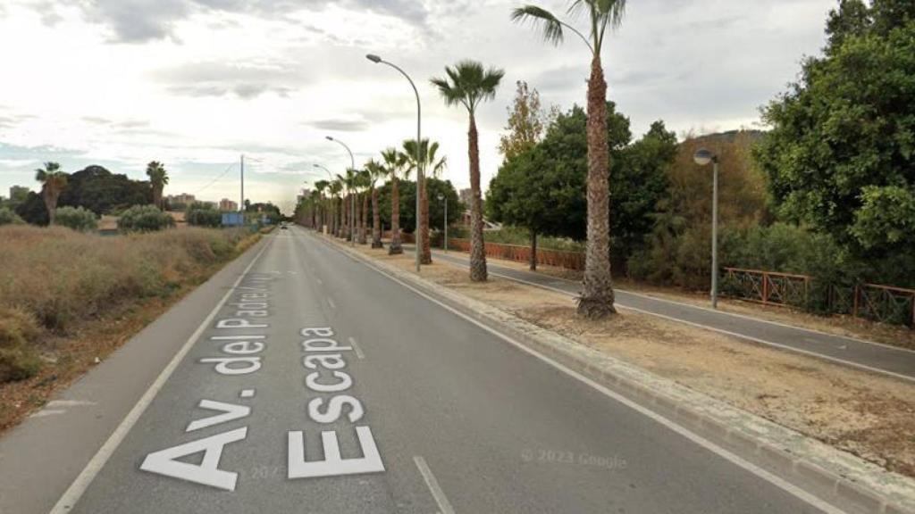Avenida padre Ángel Escapa en Alicante. EE