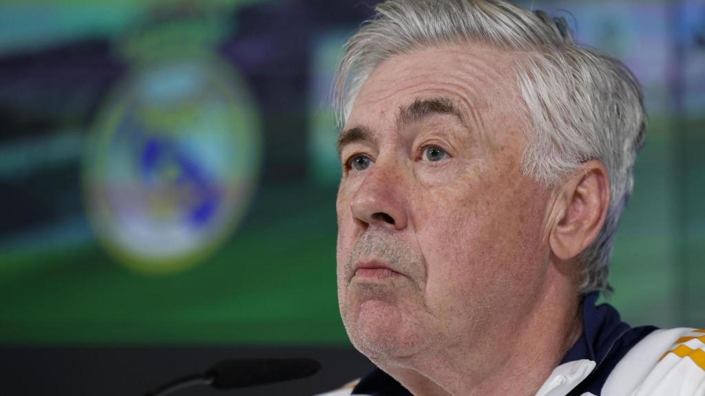Carlo Ancelotti, en rueda de prensa