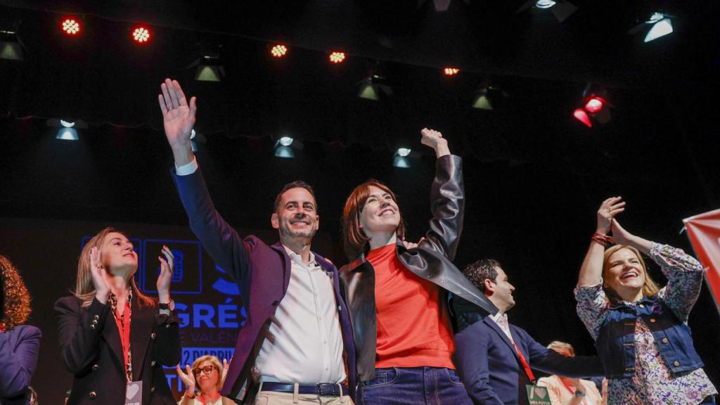 Bielsa y Morant en el congreso de este sábado. Kai Försterling / Efe
