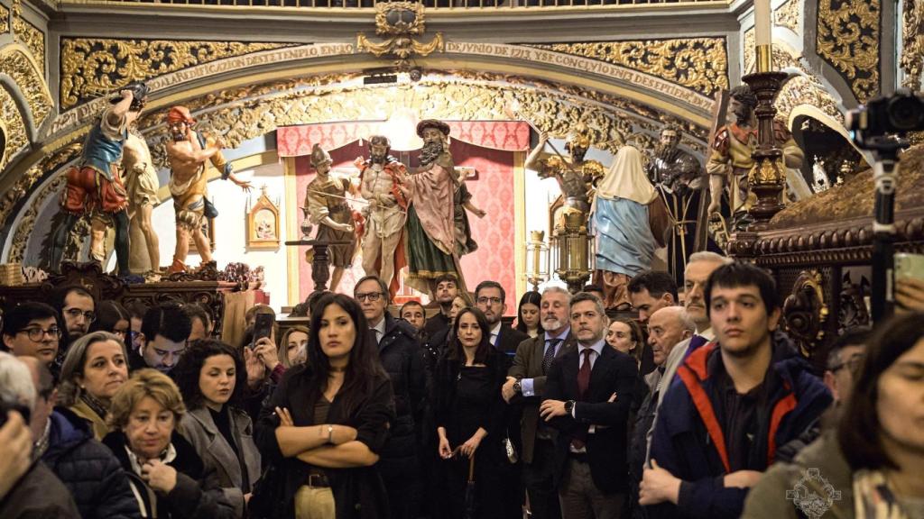 La lluvia ya logró suspender la primera procesión de la Semana Santa de Salamanca, la Vía Matris