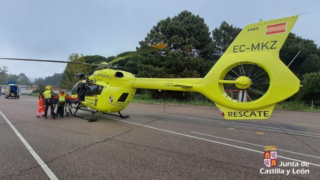 Labores de rescate en Candeleda