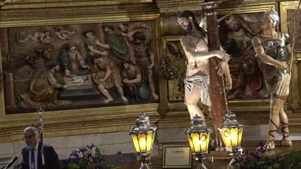 El director del Museo San Francisco de Medina de Rioseco, Miguel García Marbán, pregona la Semana Santa de Medina de Rioseco