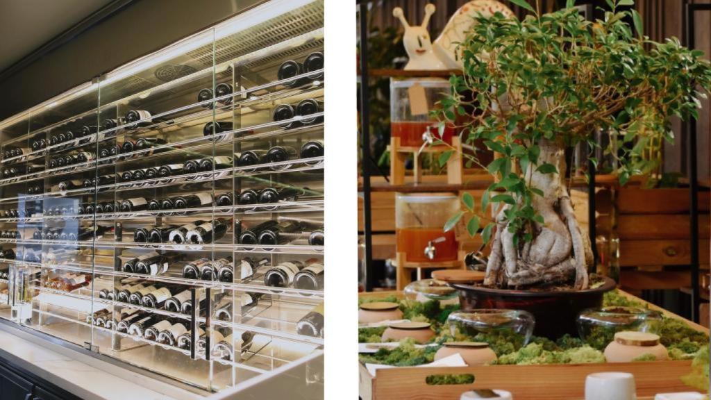 La bodega y los aperitivos que arrancan el menú de Gaytán.