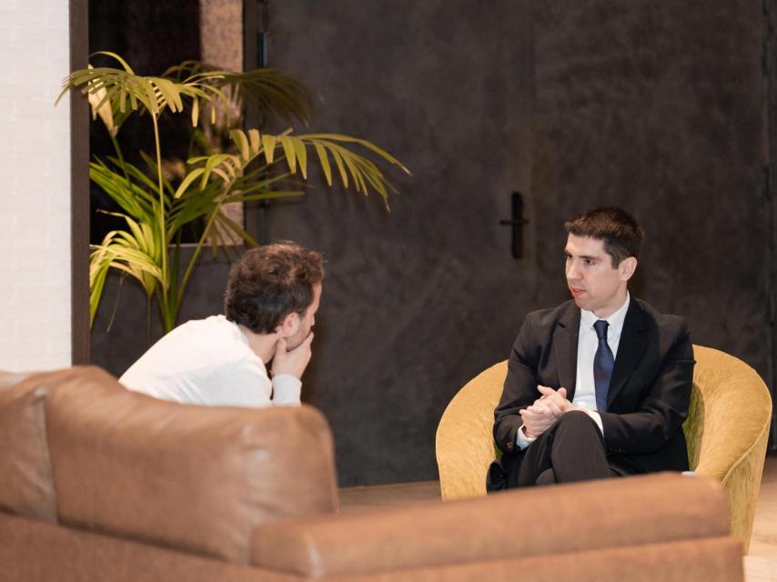 Mihai Popșoi, durante la entrevista en el Hotel Canopy de Madrid.