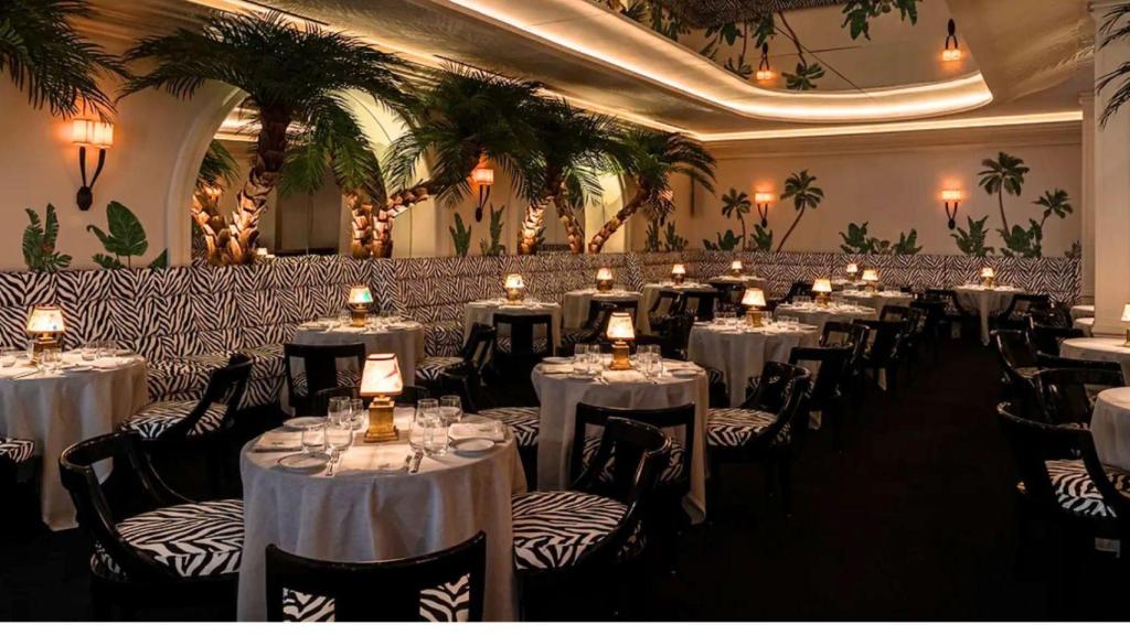 Interior del restaurante Cipriani, en Beverly Hills.