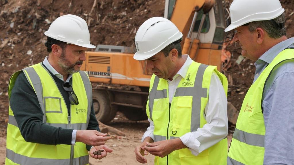 Mazón junto a Martínez Mus en Quart-Manises. EE