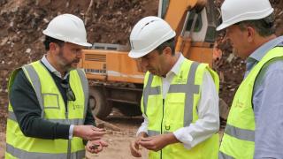 Mazón junto a Martínez Mus en Quart-Manises. EE