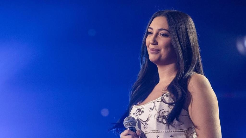 Yuval Raphael en una gala de 'HaKokhav HaBa', el talent show donde sale el representante de Israel en Eurovisión 2025.