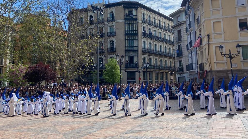 Salida de la Procesión de Las Palmas.