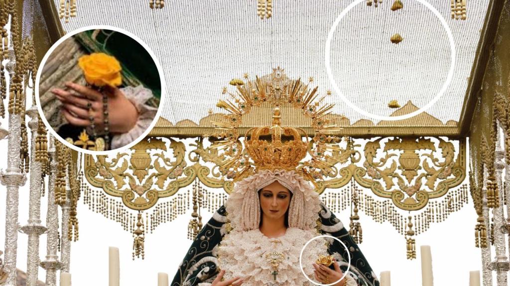 Una imagen de la Virgen del Amparo.