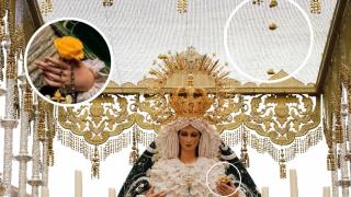 Una imagen de la Virgen del Amparo.