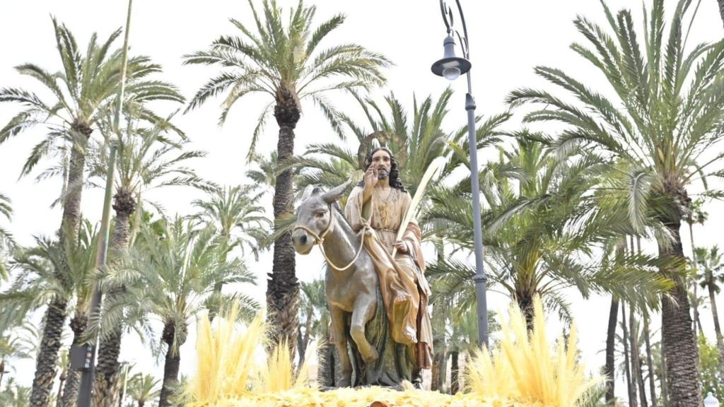 Procesión de Domingo de Ramos en Elche. EE