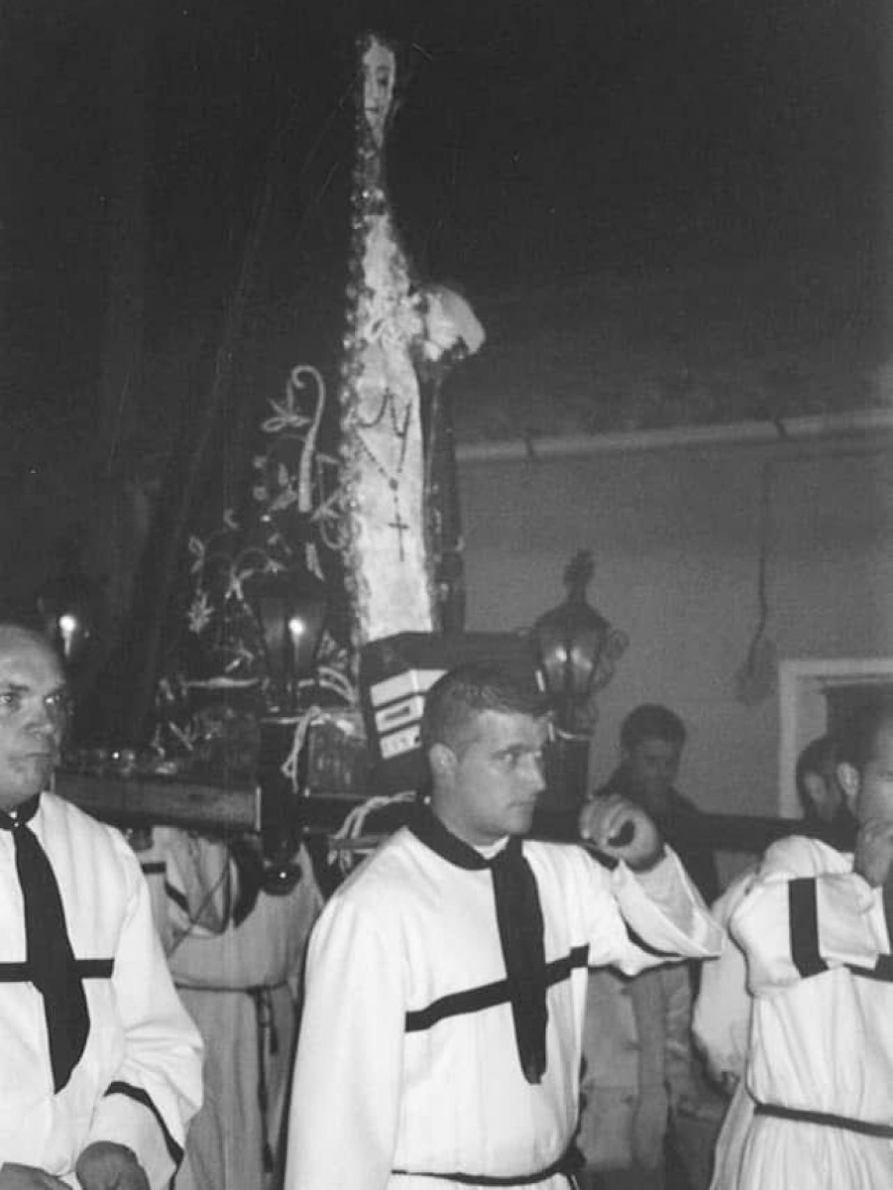 Imagen de una procesión de Jueves Santo de hace años