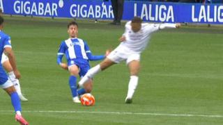 Captura del partido entre el Alavés y el Real Madrid.