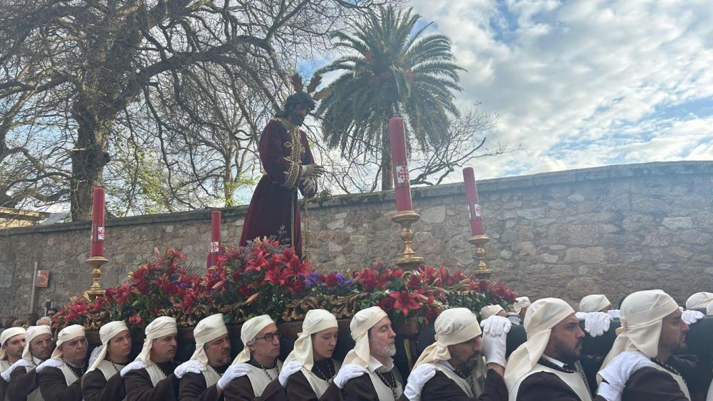 Domingo de Ramos en A Coruña marcado por las procesiones de La Borriquilla y el Ecce Homo Cautivo