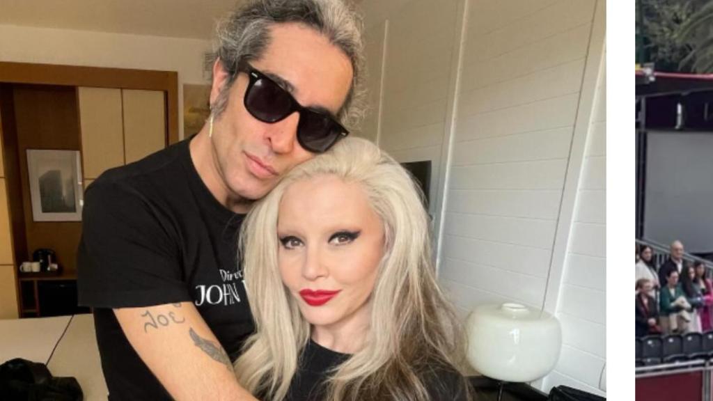 Alaska y Mario Vaquerizo visitan la Semana Santa de Málaga.