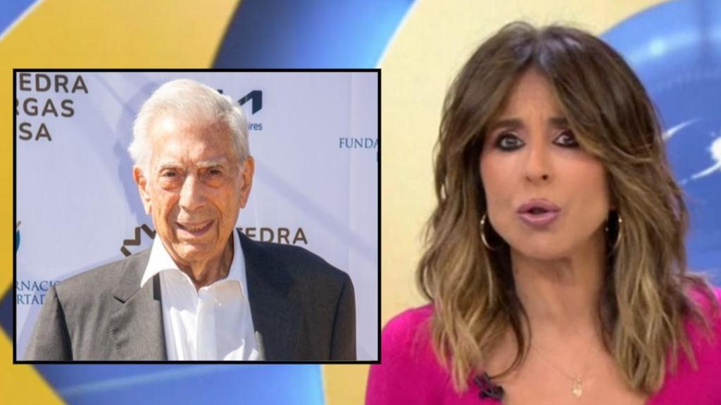 Mario Vargas Llosa y Ana Terradillos, en un fotomontaje de BLUPER.