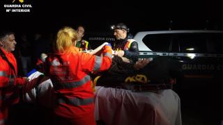 Imagen del rescate del anciano de 88 años en la provincia de Ávila