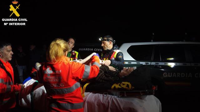 Imagen del rescate del anciano de 88 años en la provincia de Ávila