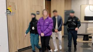 La sospechosa arrestada en la operación.