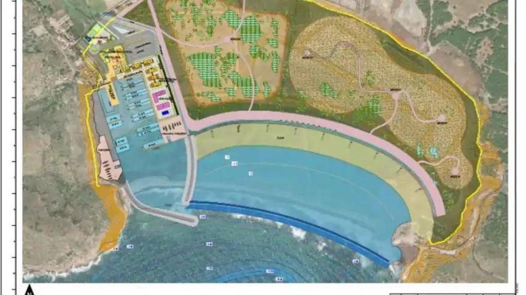 El plan de regeneración para la Bahía de Portmán que la mayoría de colectivos vecinales y el Ayuntamiento han apoyado en los últimos años.