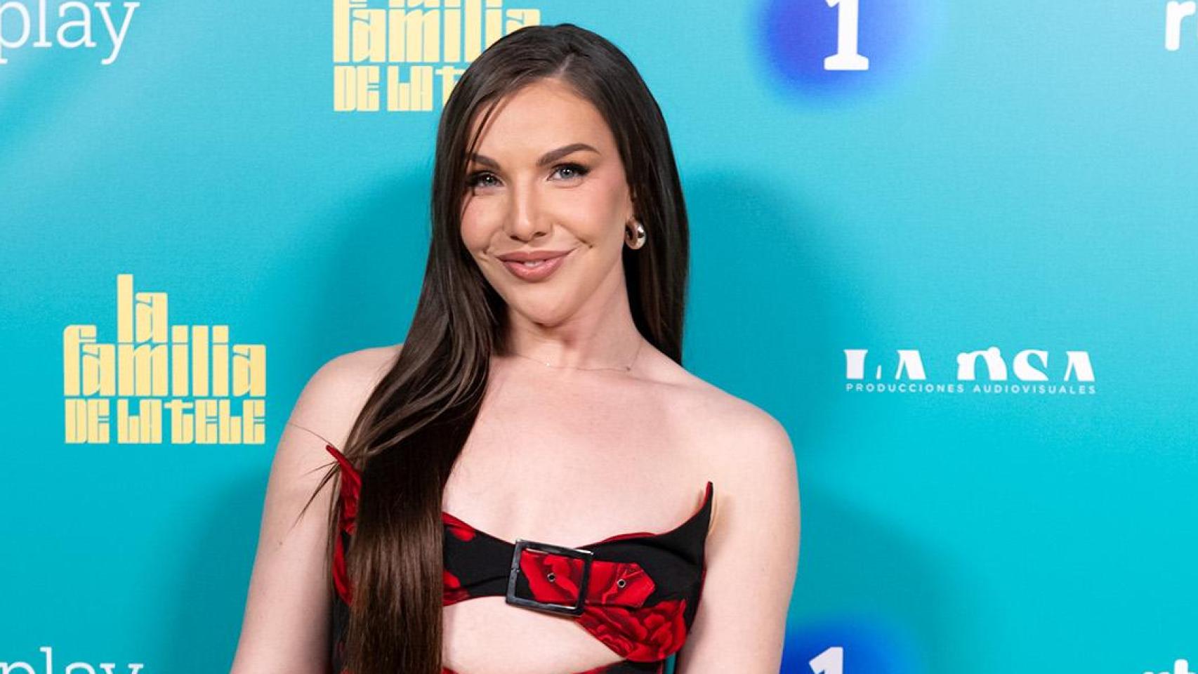 Inés Hernand, en la presentación de 'La familia de la tele'.