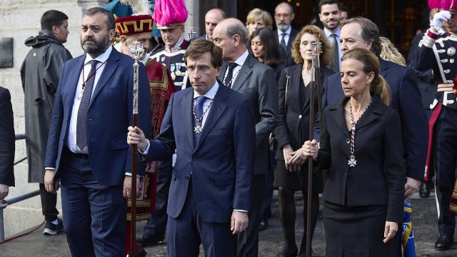José Luis Martínez-Almeida en la profesión del Domingo de Ramos.