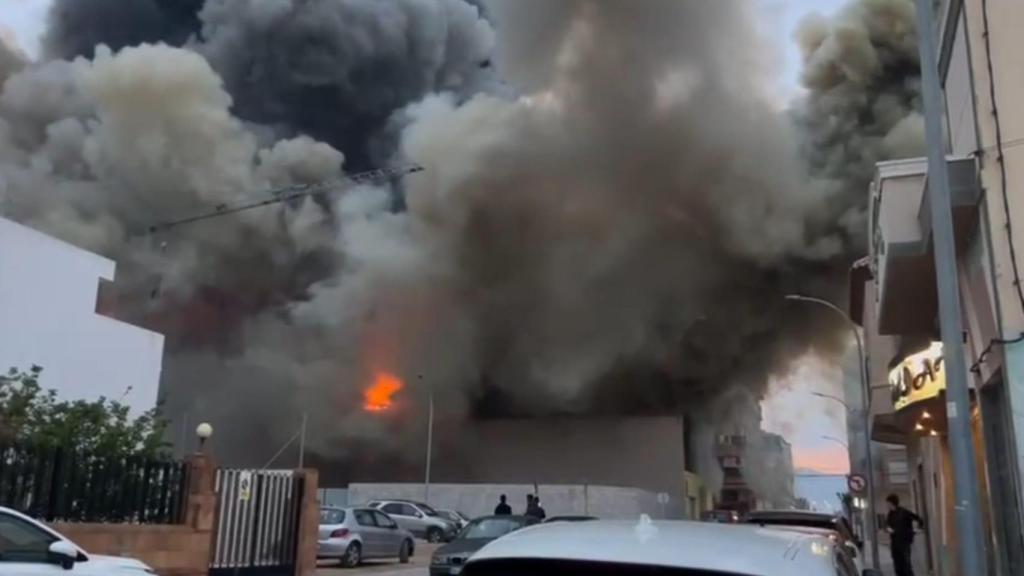 El incendio grabado por un vecino.