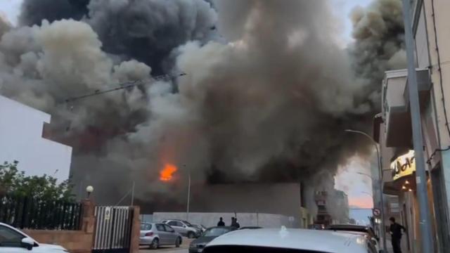 El incendio grabado por un vecino.