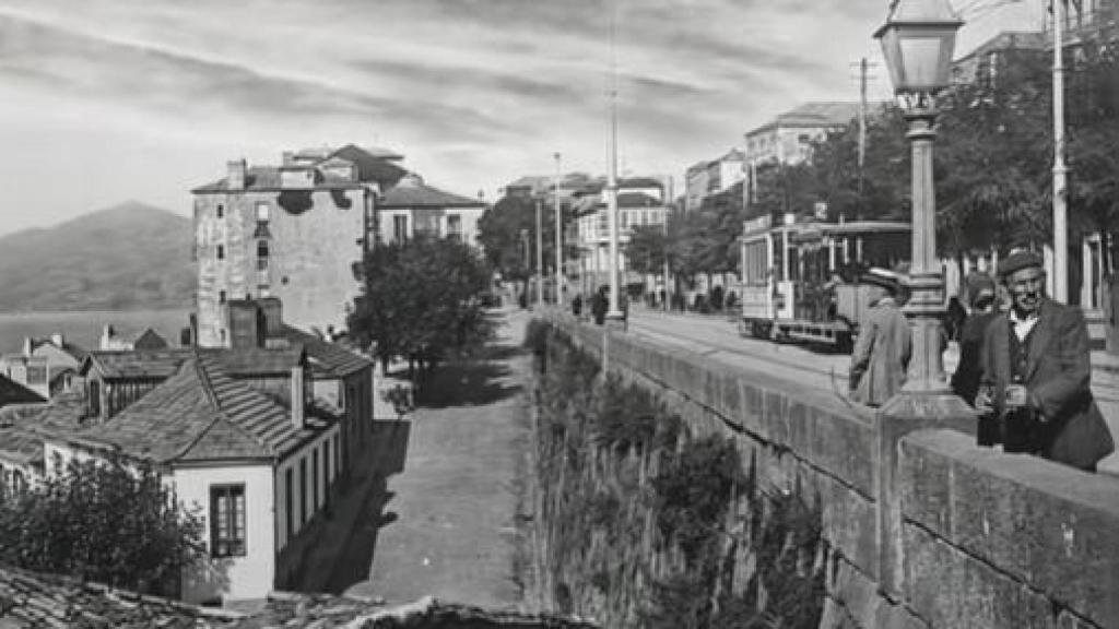 Frame del vídeo de Miravista en el que se recoge una imagen del paseo de Alfonso