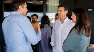 Diego Ballesteros, durante su visita a Valencia del pasado 9 de abril, para participar en la final de la séptima Edición de Scale Up de CEEI Valencia.