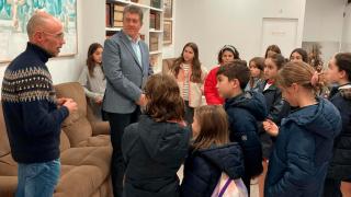 Varios miembros del Cliac en una visita a la Cocina Económica.