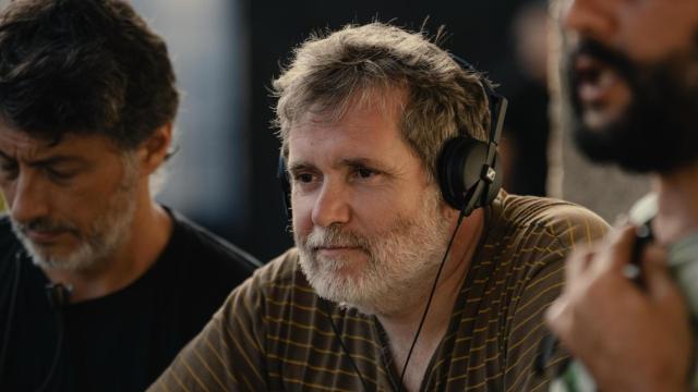 El director Jorge Coira durante el rodaje de 'Rapa'.