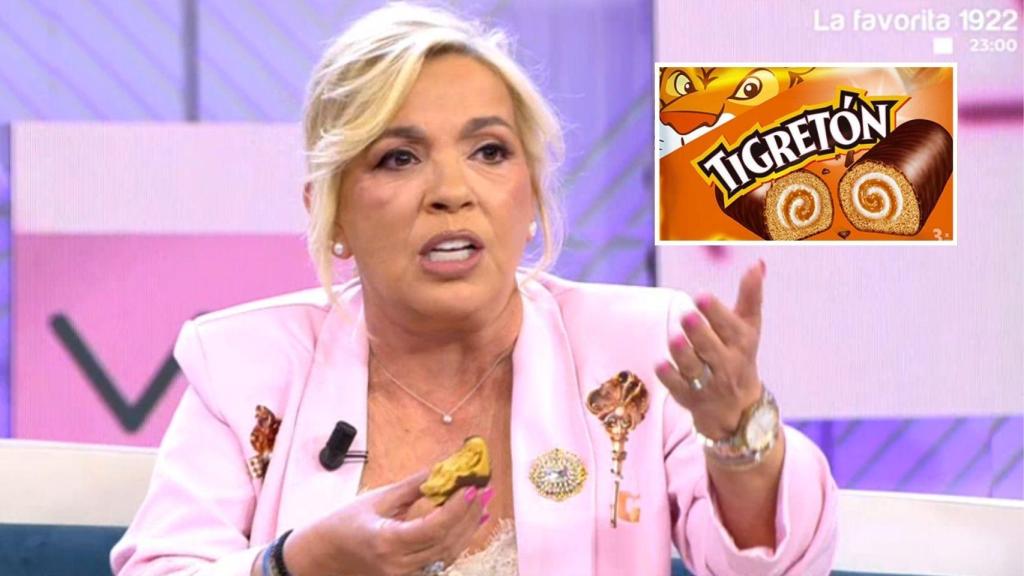 Carmen Borrego, muy tajante con las críticas: En mi contrato no ponía nada sobre no poder comer tigretones