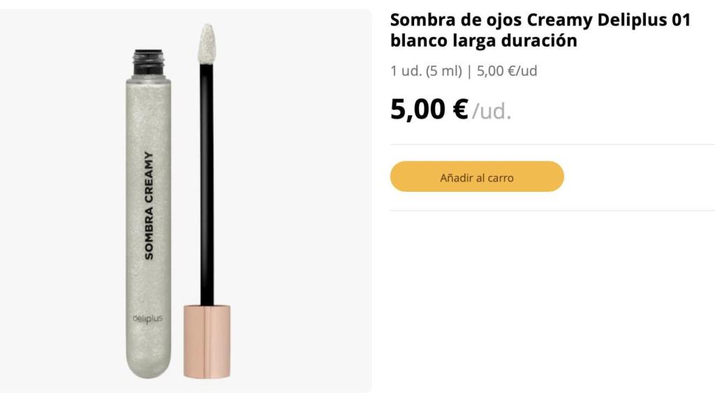 Sombra de ojos Creamy Deliplus.