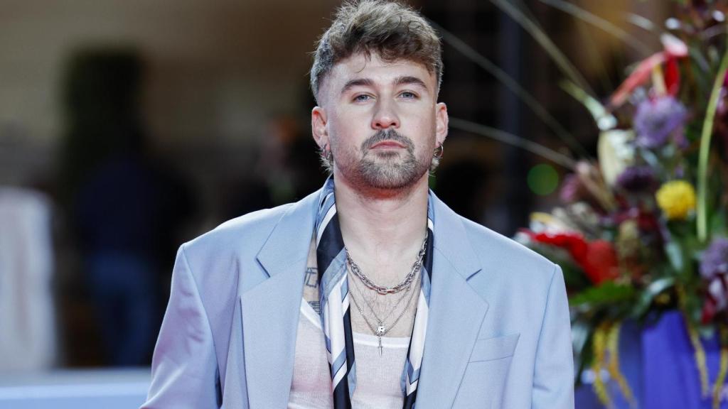 El cantante Dani Fernández en un acto público.