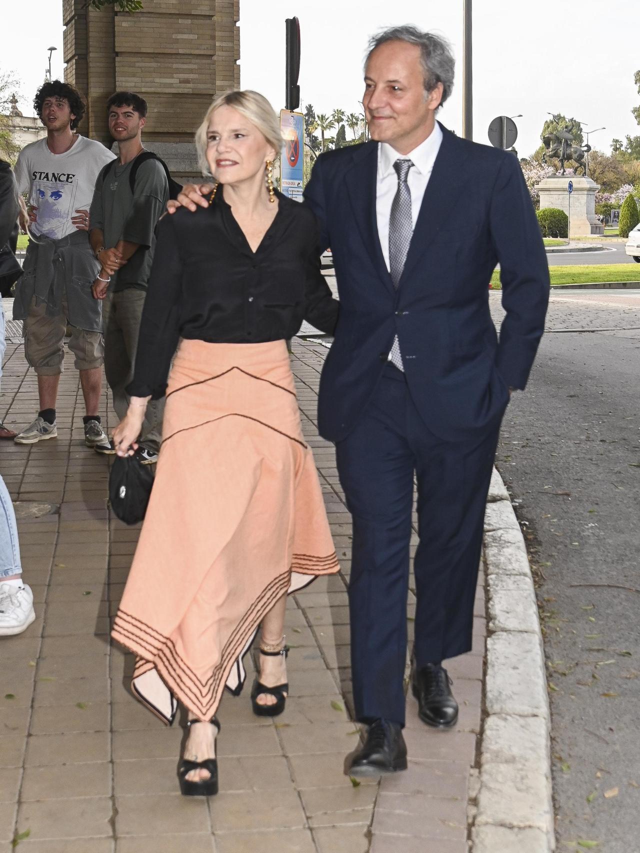 Eugenia Martínez de Irujo y Narcís Rebollo.