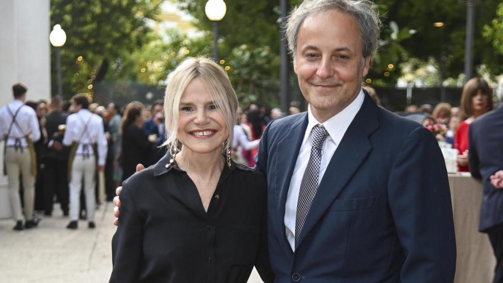 Eugenia Martínez de Irujo y Narcís Rebollo en Sevilla.