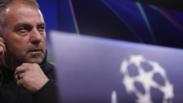 Hansi Flick, en rueda de prensa.