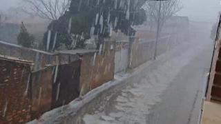 Tormenta en Longares (Zaragoza).