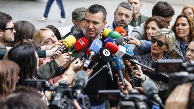 El presidente de la Diputación de Valencia, Vicente Mompó, a su llegada a la Ciudad de la Justicia. Rober Solsona / Europa Press