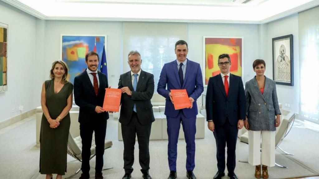 Comisión mixta tras la erupción del volcán de La Palma. EE