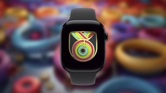 Logro del Apple Watch en los anillos de actividad.
